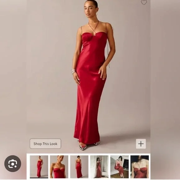 J.Crew Anna October bustier dress NWT - Picture 3 of 5